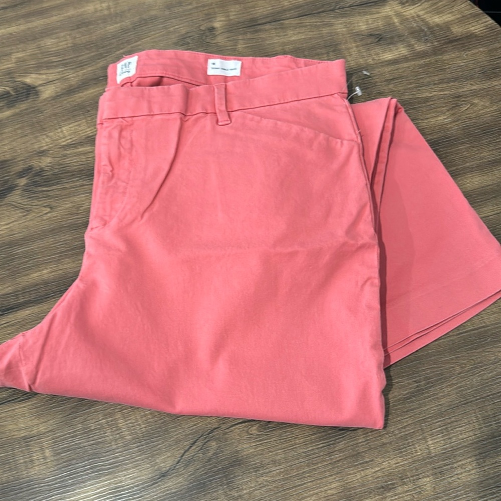 GAP Women's Skinny Pants Coral Pink
